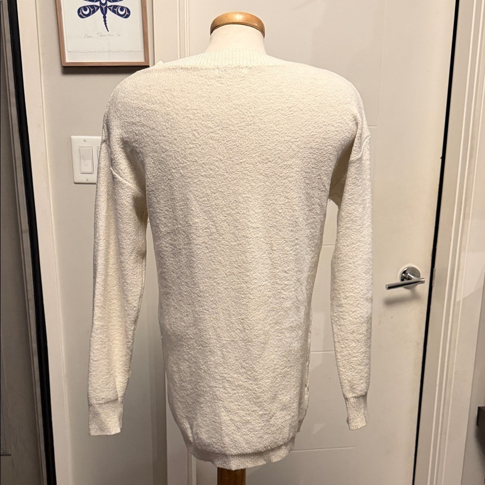 Reitmans Women's Cable Knit Sweater - White - Picture 3 of 5